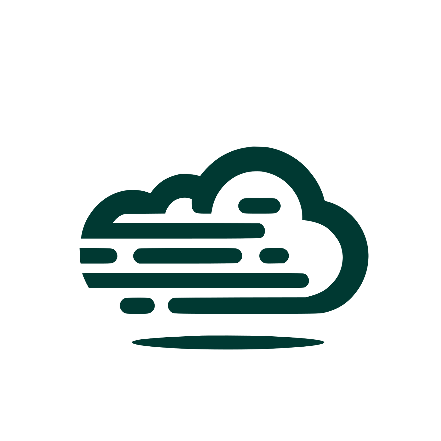 Abstract Cloud Logo #003932