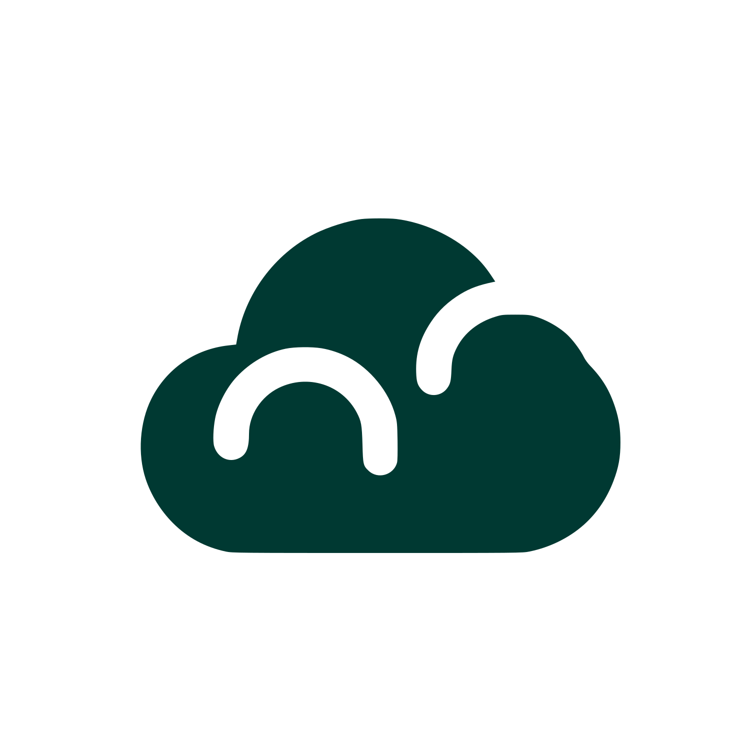 Cloud Logo Design #003932