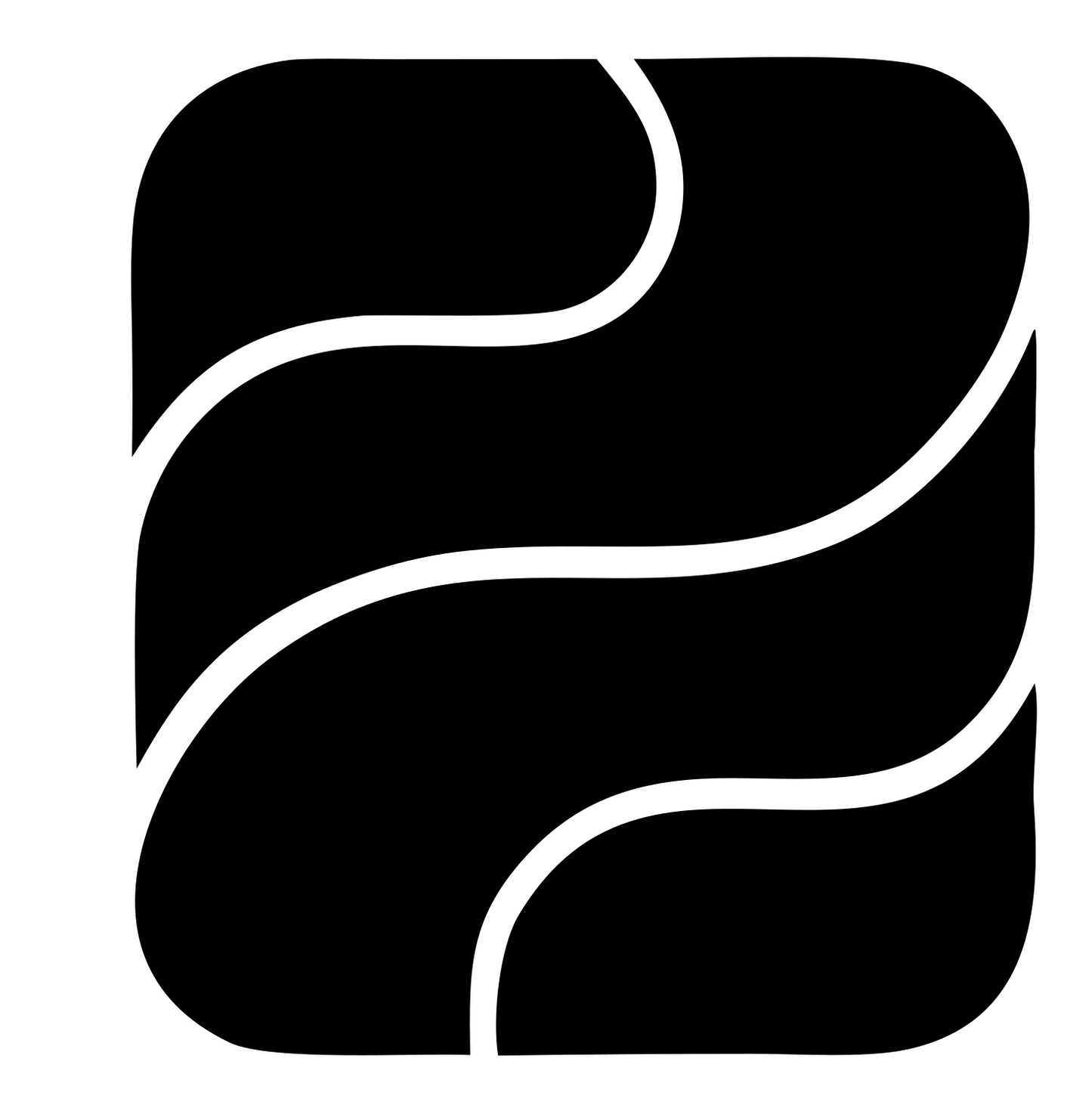 Wave Stripe Padlock Icon #ffffff/#000000
