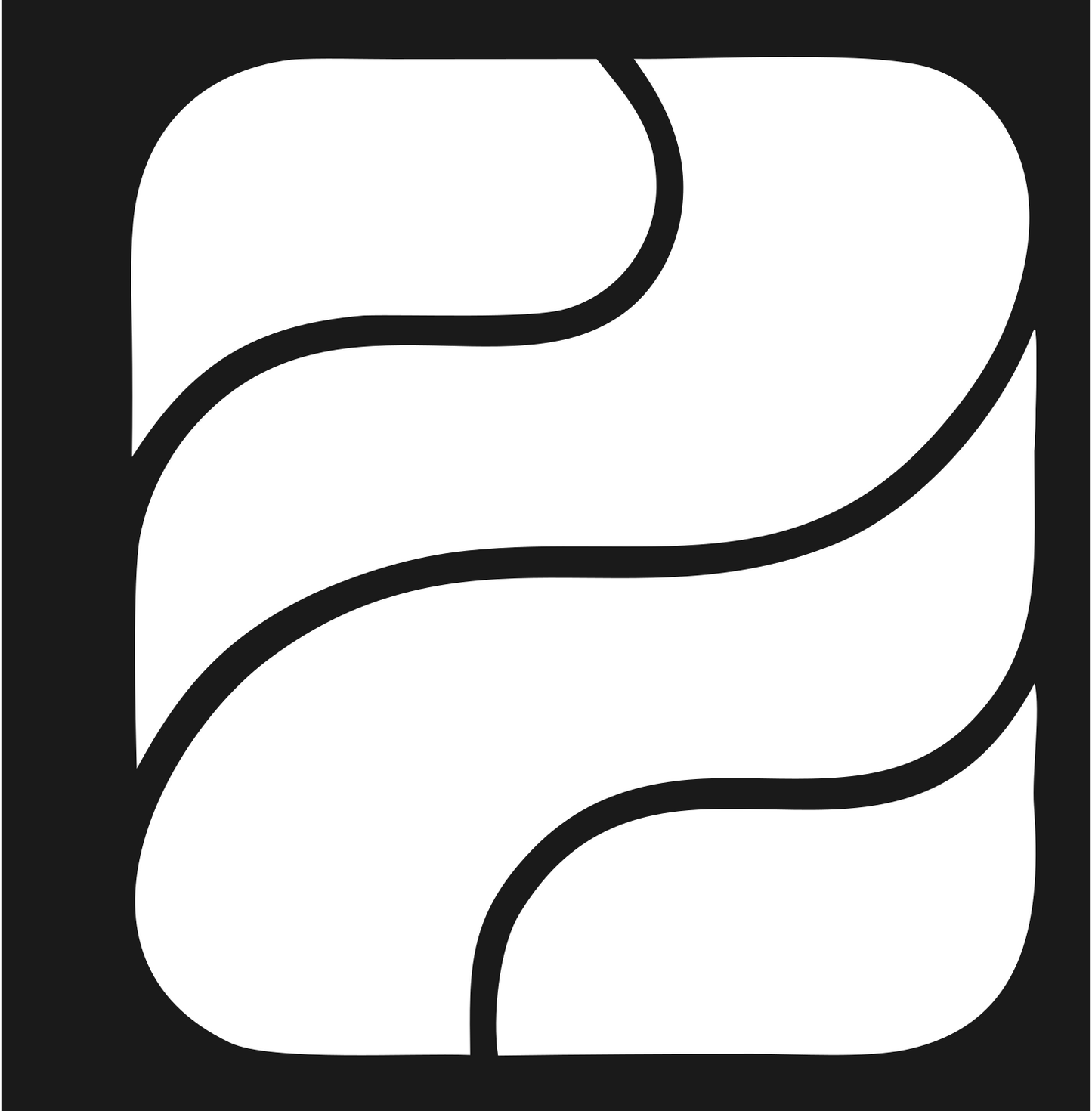 Wave Stripe Padlock Icon #1a1a1a/#ffffff