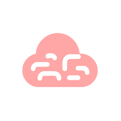 Abstract Cloud Logo #ffa6a6