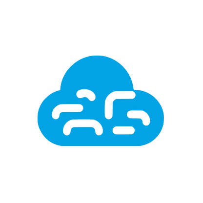 Abstract Cloud Logo #00a3e4