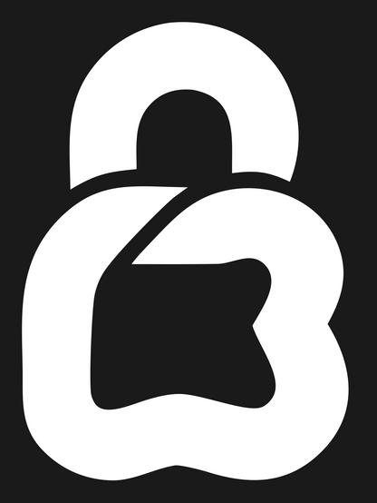 Bold Padlock Thumbs Up Logo #1a1a1a/#ffffff