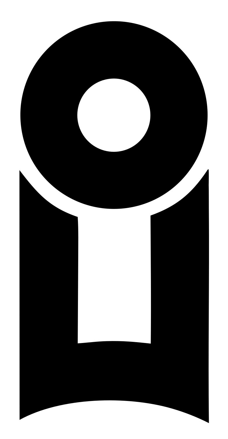 Minimalist Padlock Body Icon #ffffff/#000000