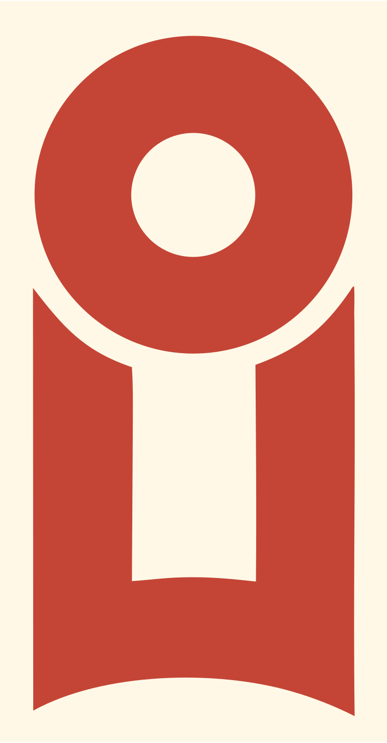 Minimalist Padlock Body Icon #fff8e7/#c44536