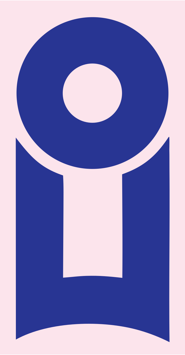 Minimalist Padlock Body Icon #fce4ec/#283593