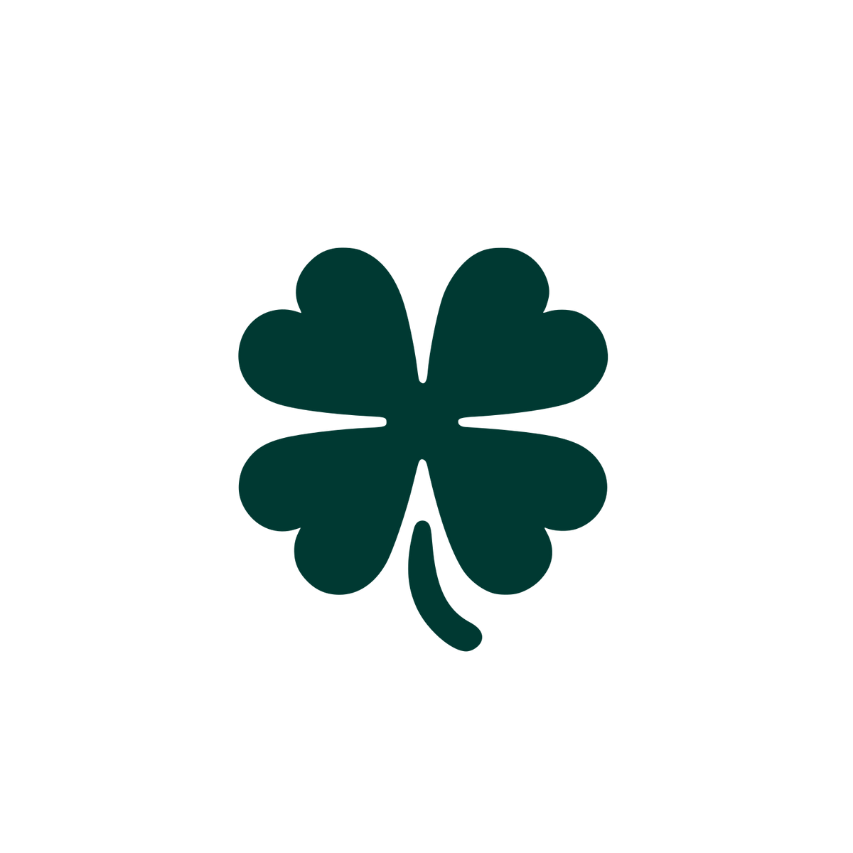 Clover Leaf Logo #003932