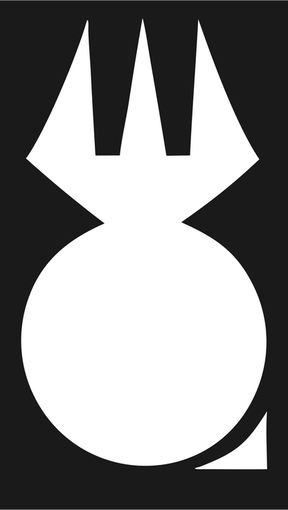 Bold Gecko Crown Badge #1a1a1a/#ffffff
