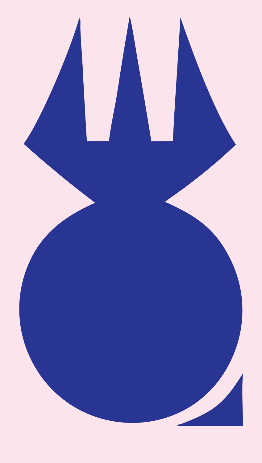 Bold Gecko Crown Badge #fce4ec/#283593