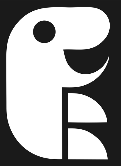 Bold Gecko Profile Crest #1a1a1a/#ffffff