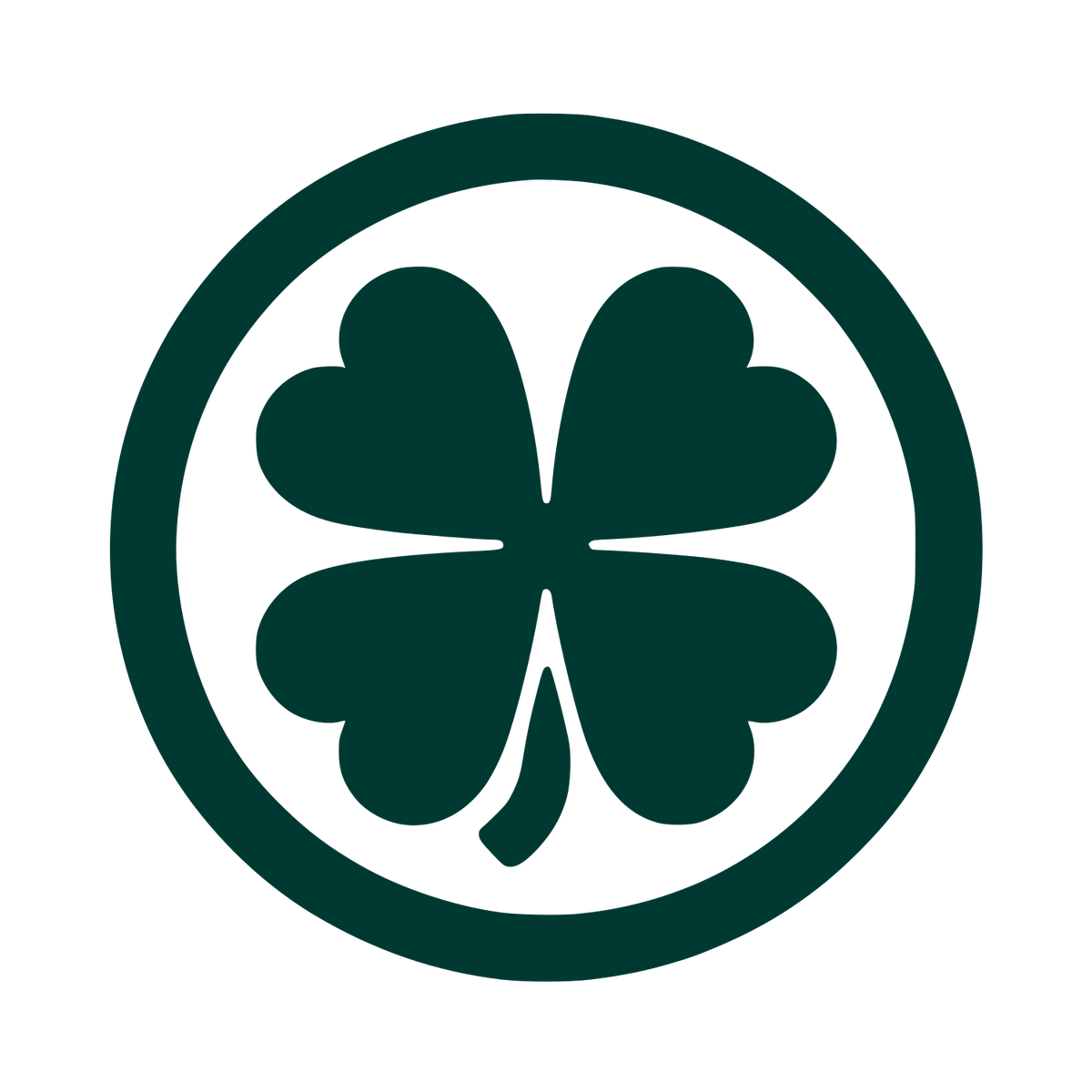 Cloverleaf Logo Design #003932