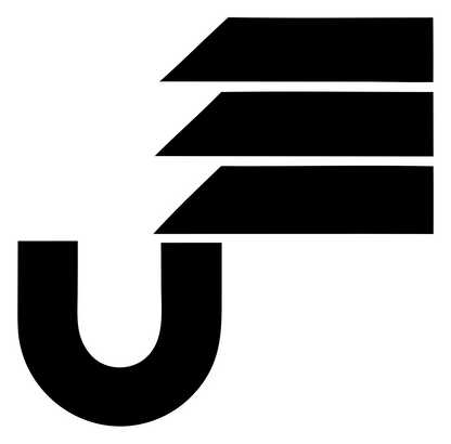 Blocky Quarter Note Mark #ffffff/#000000