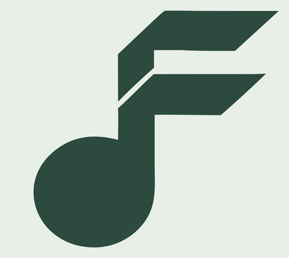 Winged Music Note Mark #e8efe9/#2d4a3e