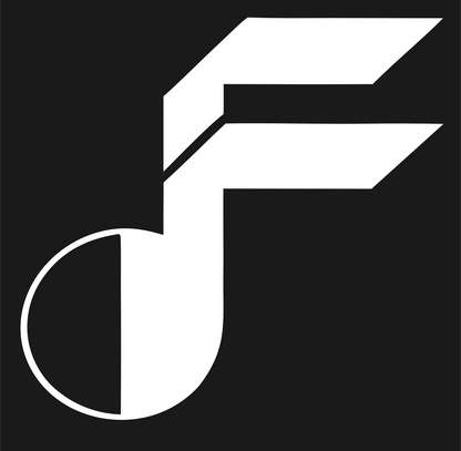 Blocky Eighth Note Mark #1a1a1a/#ffffff