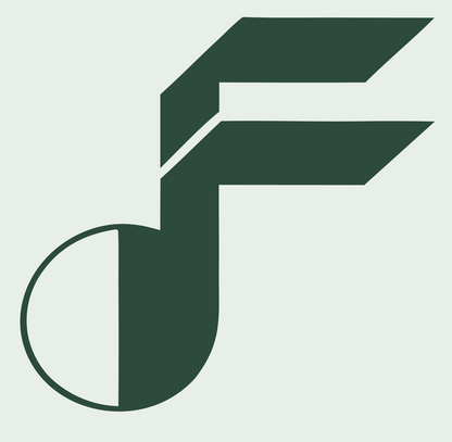 Blocky Eighth Note Mark #e8efe9/#2d4a3e