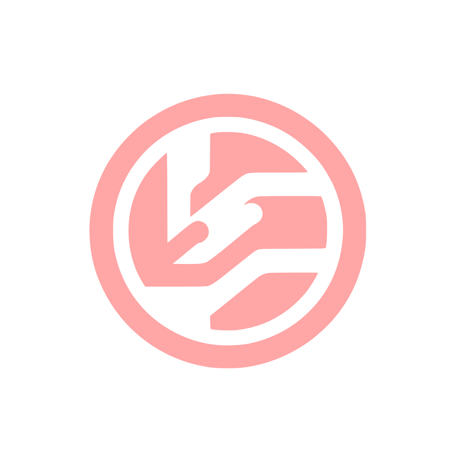 Abstract Bird Logo #ffa6a6