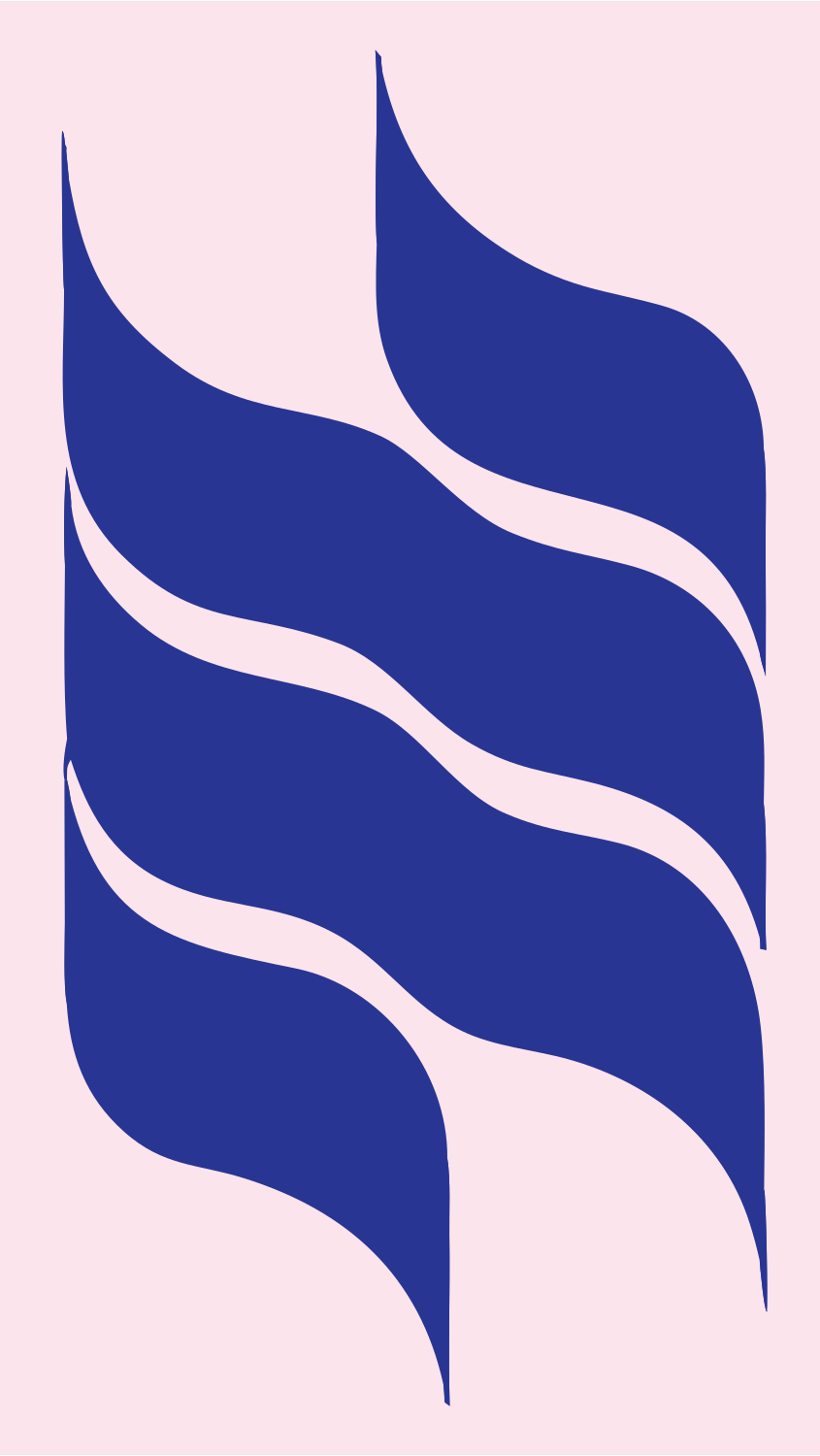 Wave Ribbon Dual Mark #fce4ec/#283593