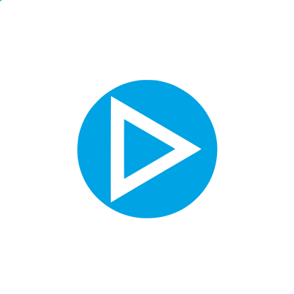 Play Button Logo #00a3e4