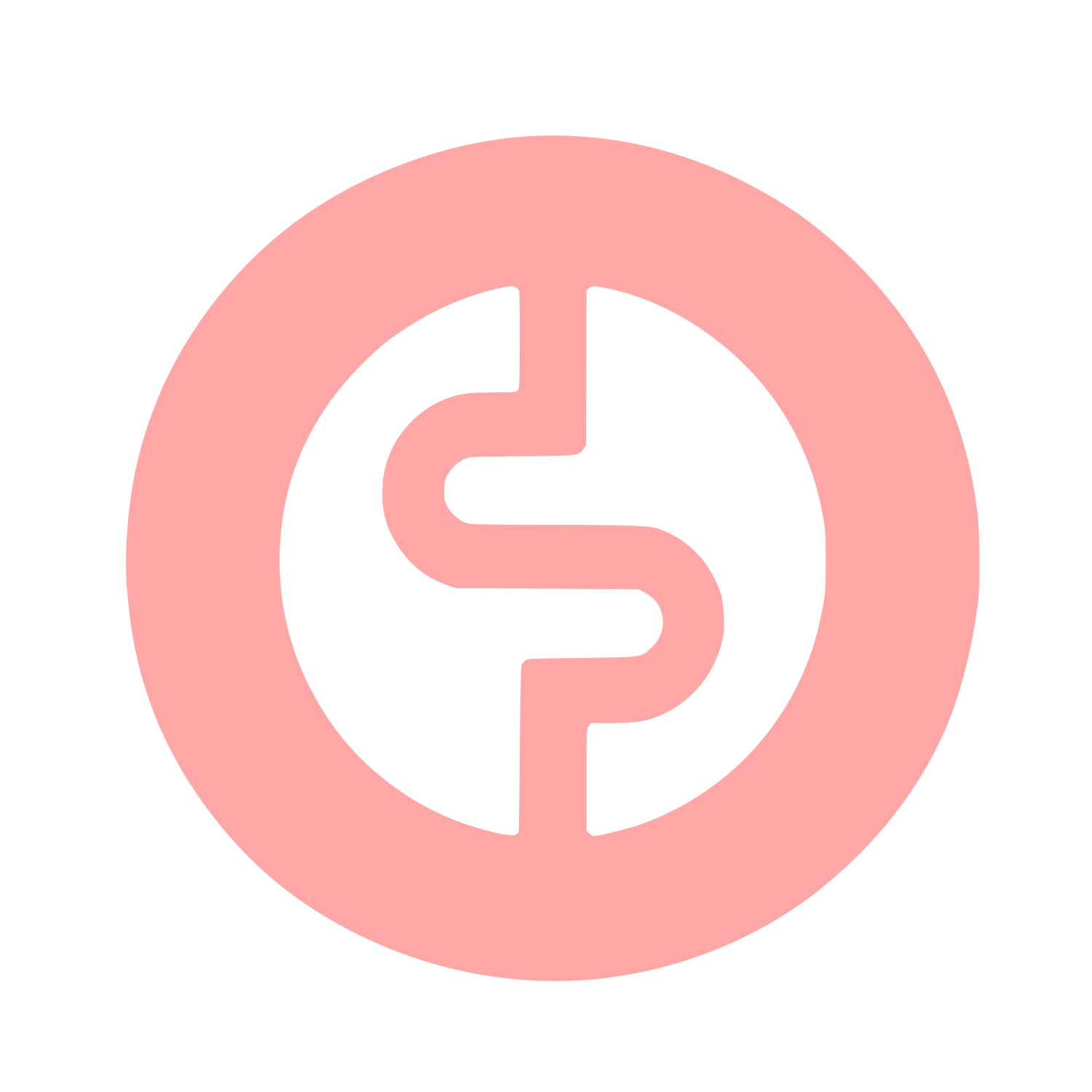 Circular S Logo #ffa6a6