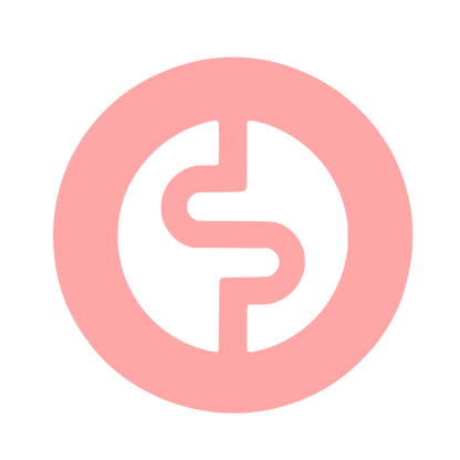 Circular S Logo #ffa6a6