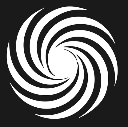 Spiral Galaxy Vortex Mark #1a1a1a/#ffffff