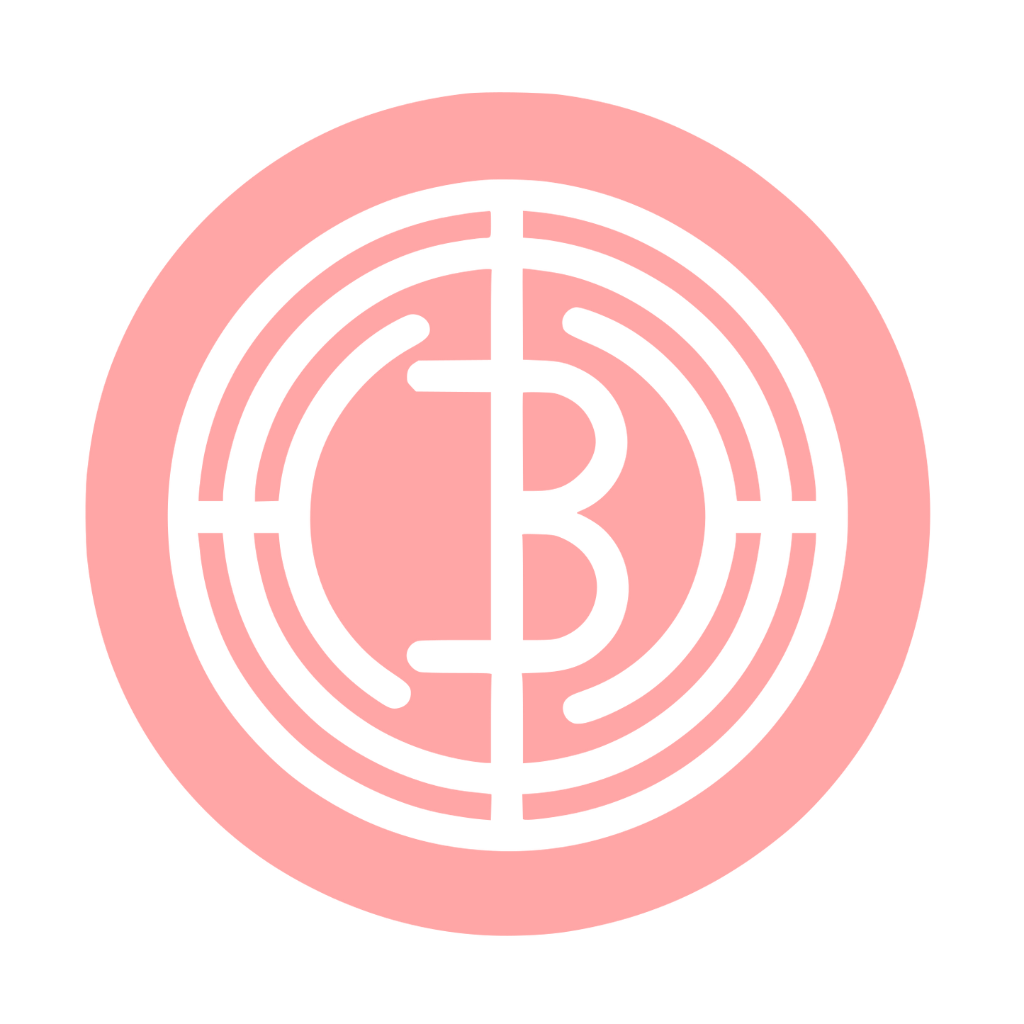 Bitcoin Coin Logo #ffa6a6