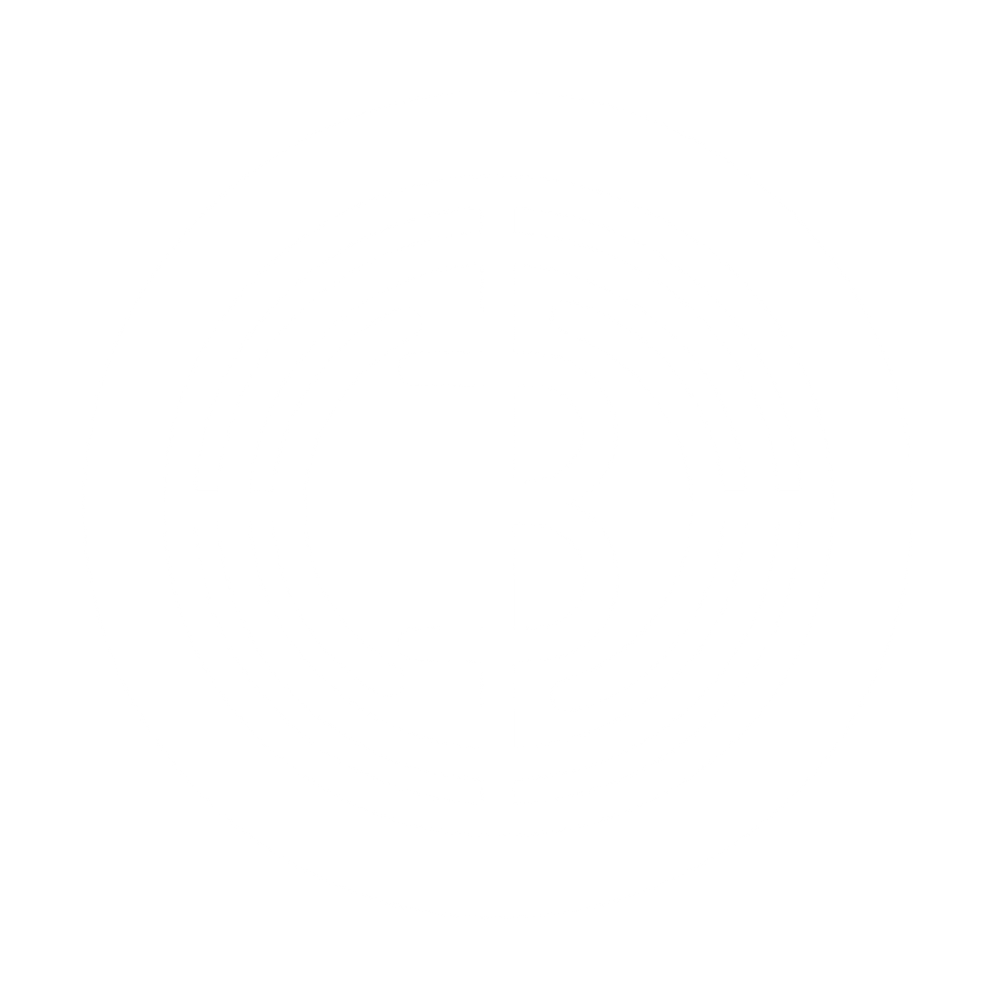Bitcoin Coin Logo #ffffff