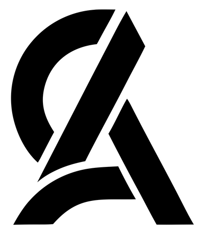 Monogram CA Compass Mark #ffffff/#000000