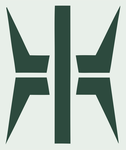 Bold Cross Compass Mark #e8efe9/#2d4a3e