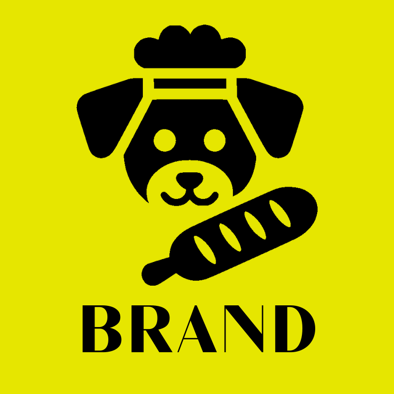 Chef Dog with Bread Logo preview