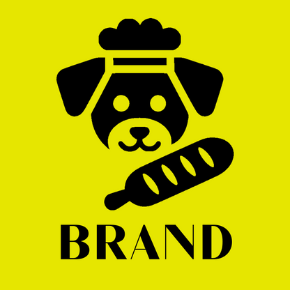 Chef Dog with Bread Logo preview