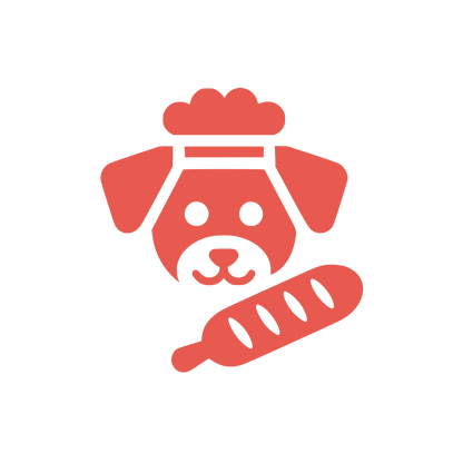 Chef Dog Bread Logo #E85A4F