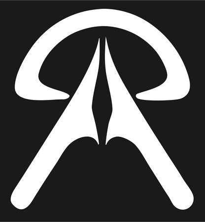 Bold Anchor Compass Mark #1a1a1a/#ffffff