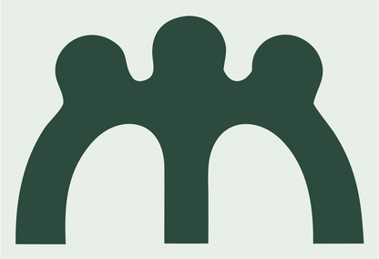 Triple Arch Horse Crown Mark #e8efe9/#2d4a3e