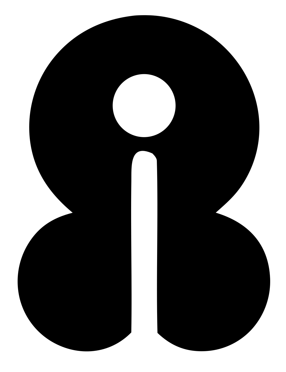 Bold Person House Mark #ffffff/#000000