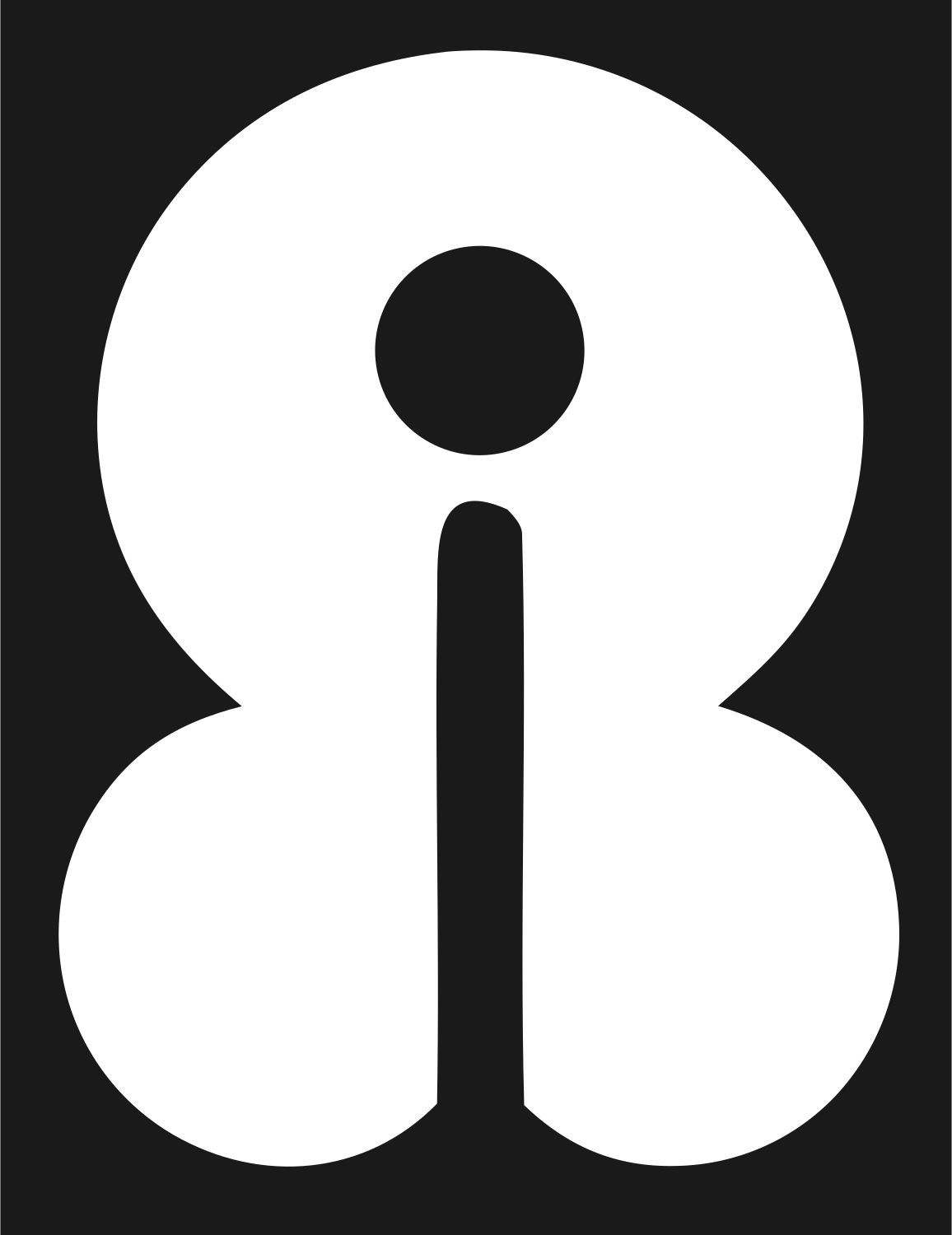 Bold Person House Mark #1a1a1a/#ffffff