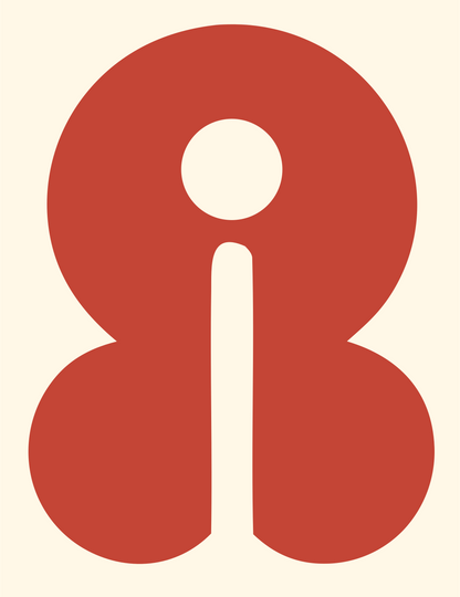 Bold Person House Mark #fff8e7/#c44536
