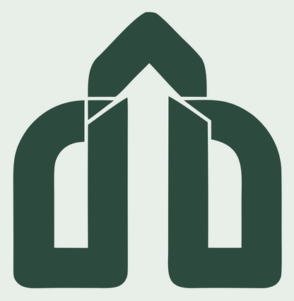 Arrow House Upward Mark #e8efe9/#2d4a3e