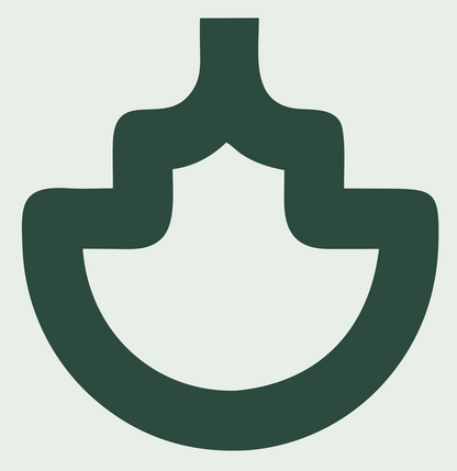 Monoline Anchor House Mark #e8efe9/#2d4a3e
