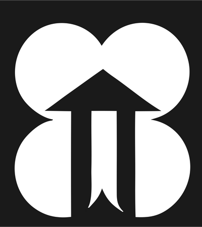 Four Circle House Emblem #1a1a1a/#ffffff