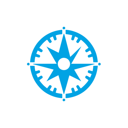 Compass Star Logo #00a3e4
