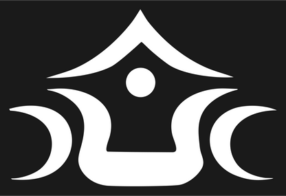 Triple Moon House Emblem #1a1a1a/#ffffff