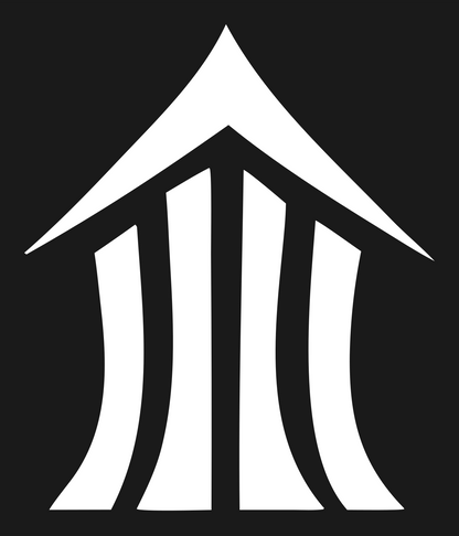 Bold Columns House Mark #1a1a1a/#ffffff