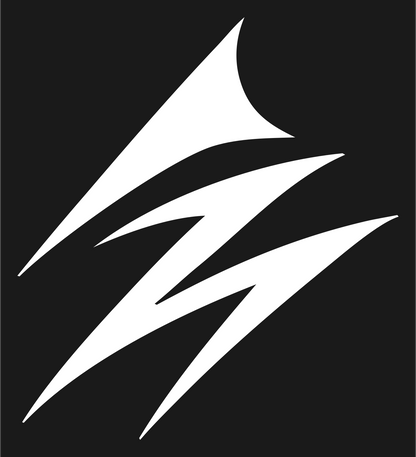 Bold Lightning Strike House Mark #1a1a1a/#ffffff