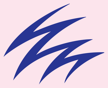 Claw Scratch Mark #fce4ec/#283593
