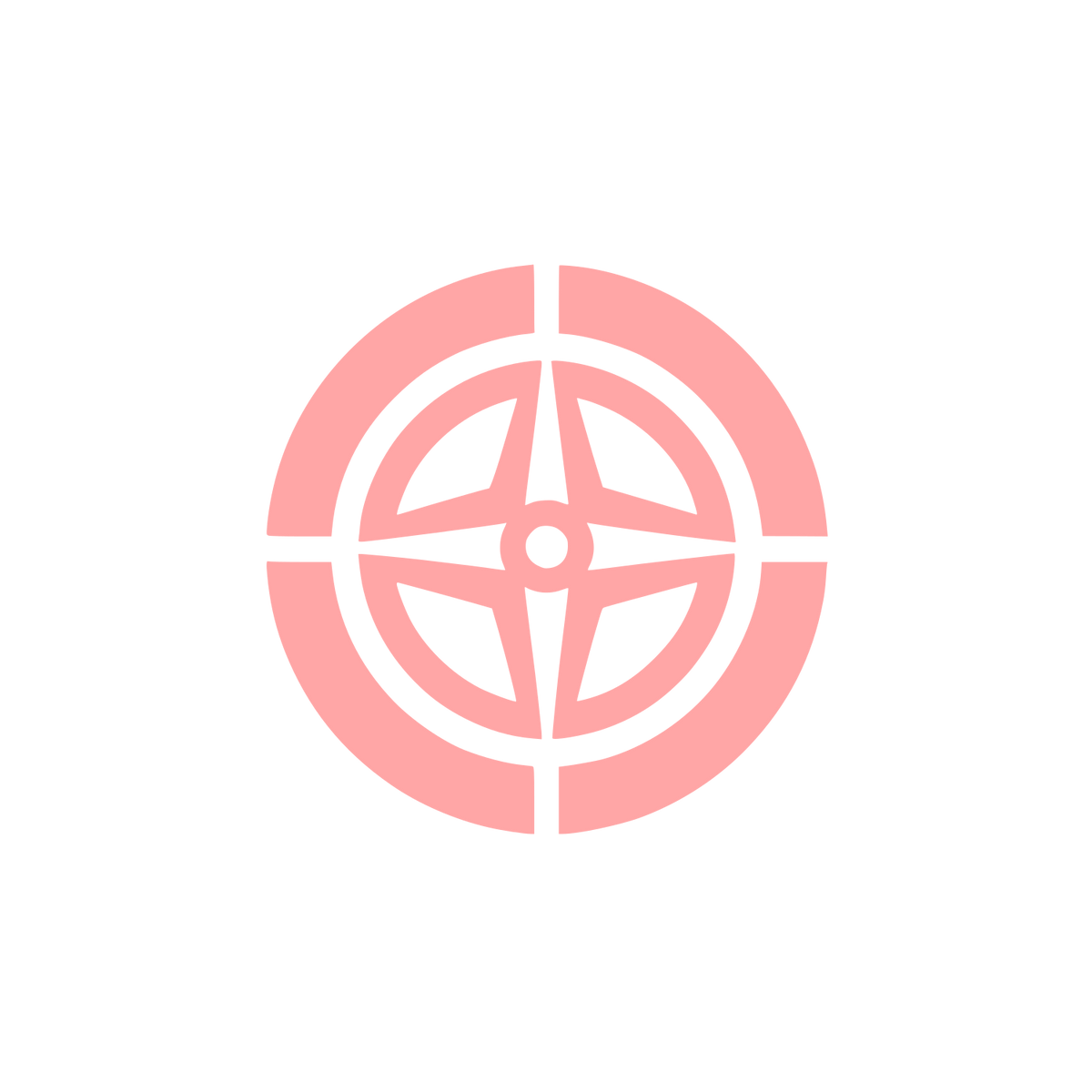 Circular Target Logo #ffa6a6