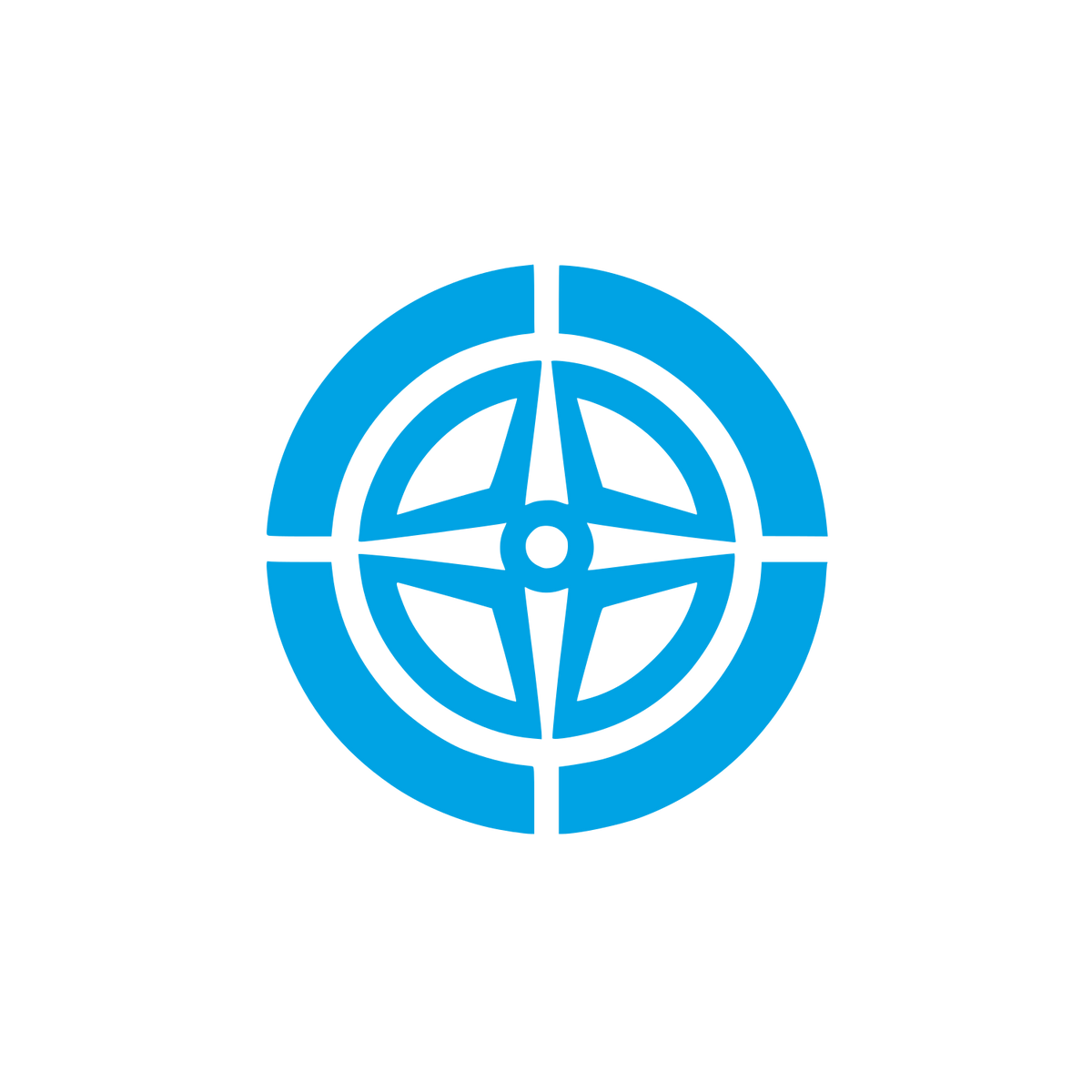 Circular Target Logo #00a3e4
