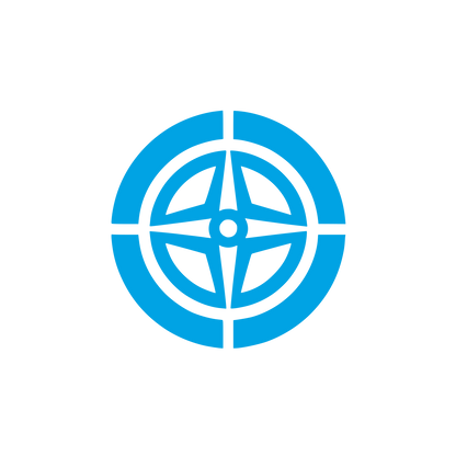 Circular Target Logo #00a3e4