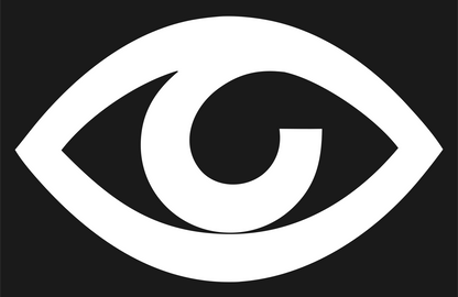Bold Eye Iris Icon #1a1a1a/#ffffff