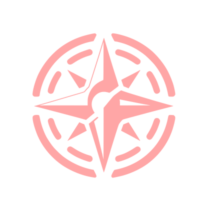 Compass Star Logo #ffa6a6